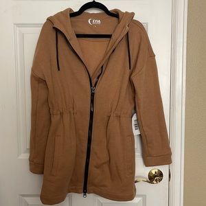 Long hoodie sweatshirt